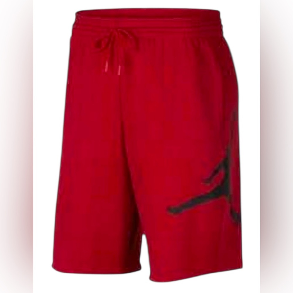 Nike Air Jordan Jumpman Red Fleece Shorts